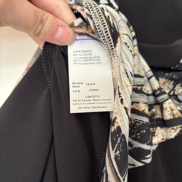 ✨Joseph Ribkoff Boho Animal Patchwork Skirt – Size 10 - Picture 6 of 6